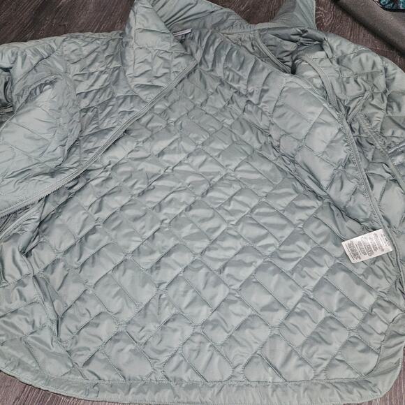 Columbia Light Weight Green Full Zip Coat Size Large - Picture 5 of 6